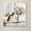 «Kitten on Window Sil» par Armand, reproduction sur toile-21650660
