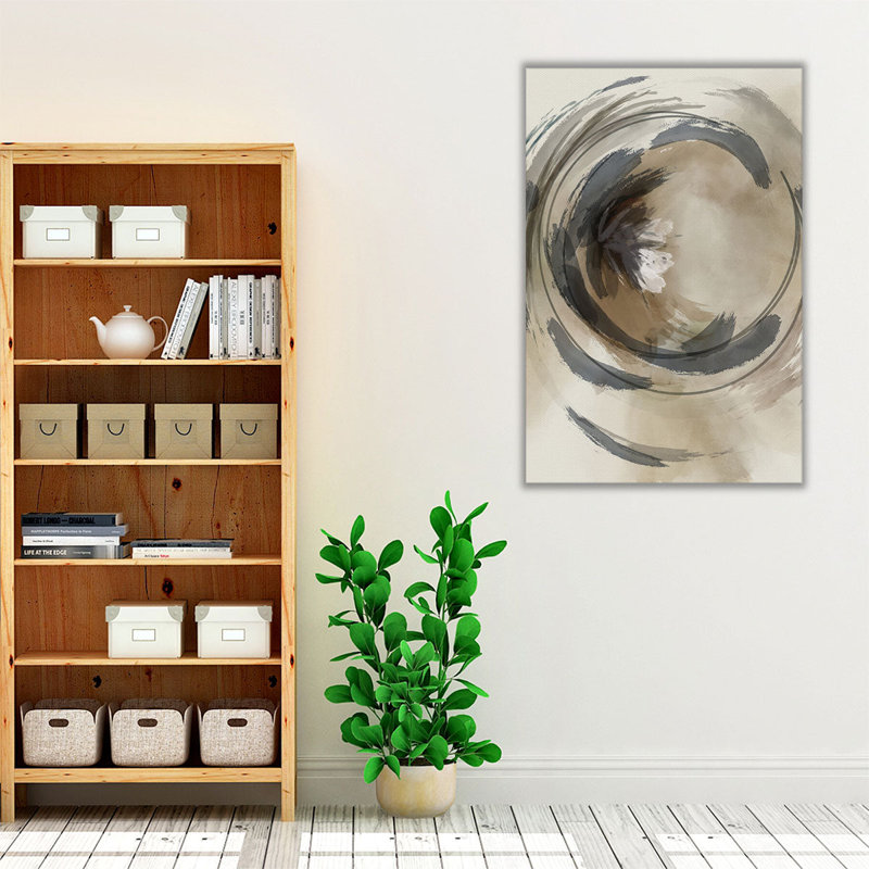 Cercle 1 - reproduction d'art sur toile, H 48 po x l 32 po