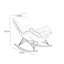 Chaise berçante de luxe Retro Light