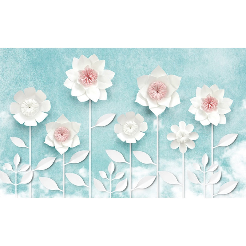 Papier peint floral floral en papier Magnolia, L 98,04 po x l 150 po