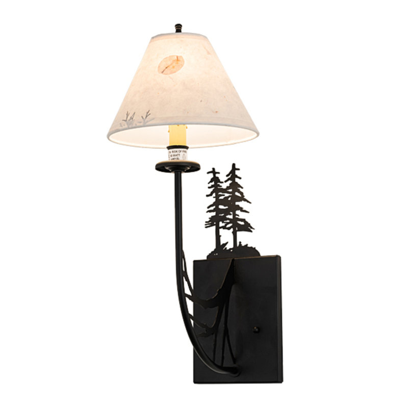 Jaderius Steel Candle Wall Light