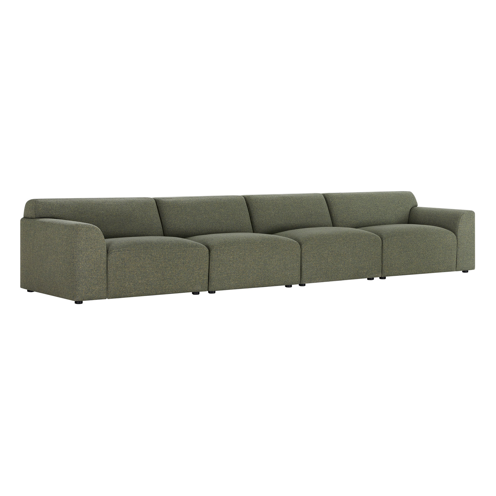Morell 4-Piece 164" Upholstered Sofa, Nathan Hemp Tweed