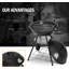 WOLTU 33cm W Kettle Charcoal Grill