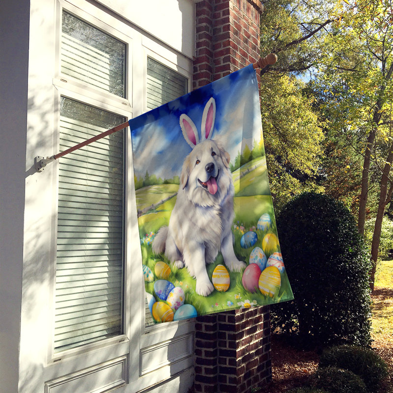 Easter Egg Hunt Double Sided 40'' H x 28'' W Polyester Easter House Flag