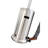 Standing 46000 Patio Heater - Turns Cold Nights Cozy, Aluminium Structure, 20 Lbs Propane Tank, Heat Output 200 Sq Ft Chilly Evenings 35 In Package Height, Smooth Movement Wheels