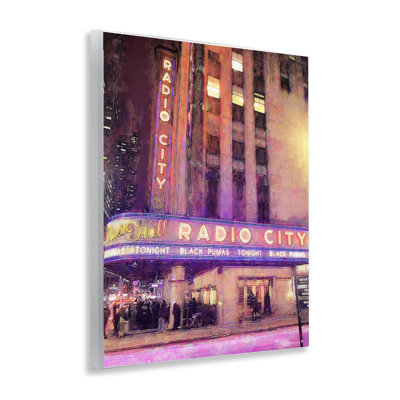 Plaque murale Radio City Music Hall, design par Grotto Studios