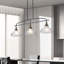 Lustre 45 po à hauteur réglable 45 po Modern Farmhouse Industrial (ampoule non incluse)