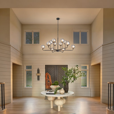 Sowers 12 - Light Unique Modern Linear Chandelier Chandeliers for Dining Room Light Fixture