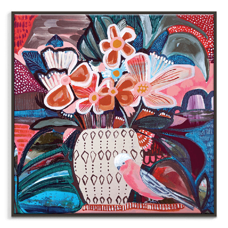 Tutti Frutti by Amanda Skye-Mulder - Painting, Wrapped Canvas, 76cm H x 76cm W x 5cm D