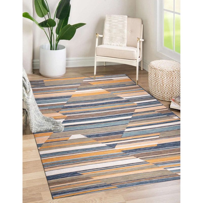 Bentzel Indoor/Outdoor Area Rug, Rectangle 7'10" x 9'10"