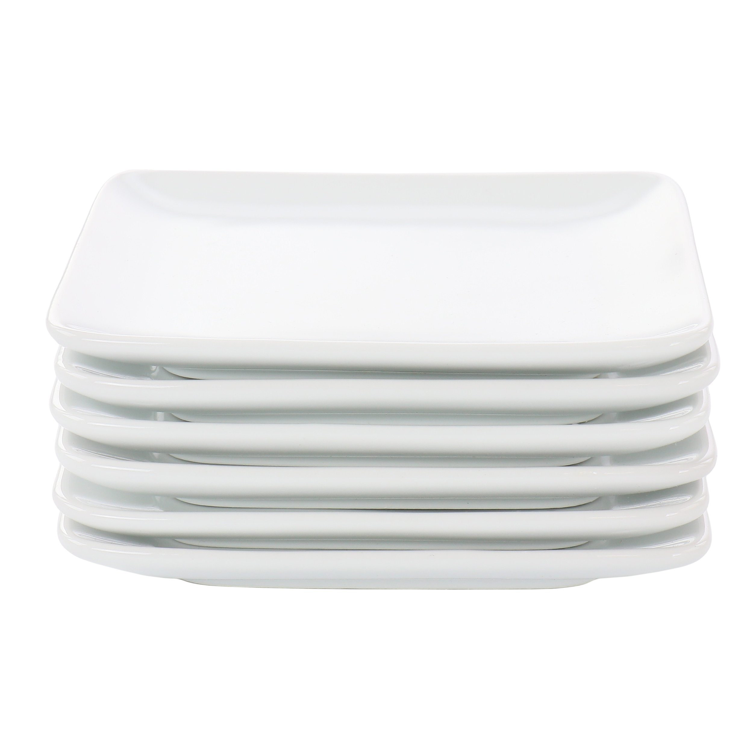  5.9 Inch Appetizer Dinner Plates, Small Serving Cake