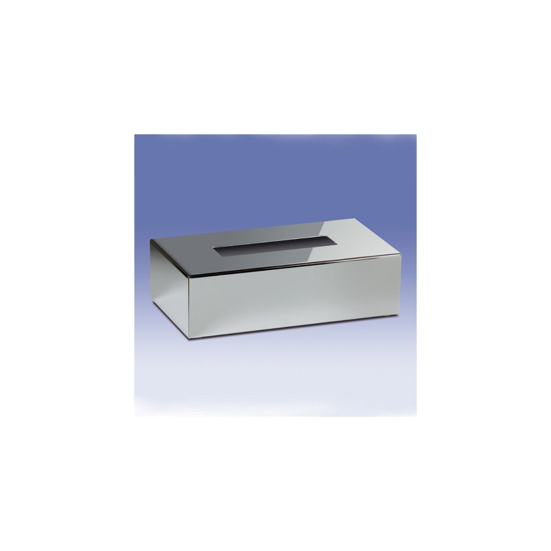 Tissue Box Cover, Chrome