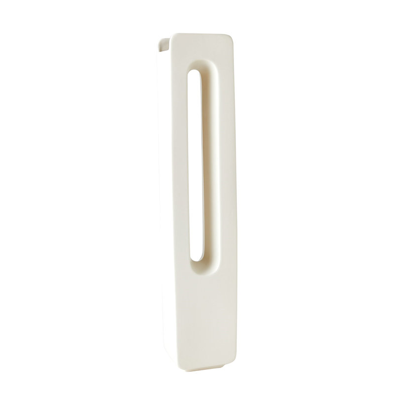 Handmade Ceramic Table Vase, White, 26.5" H x 5" W x 4" D