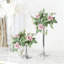 4 pièces d'anneaux de bougie réutilisables, décoration de bureau, dahlias artificiels, chandeliers, guirlandes, guirlandes artificielles pour décorations de table, accessoires de photographie de mariage-34483343