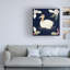 «August Days» Grace Popp Midnight Blue 12 Days Of Christmas IV, art mural sur toile-874562975