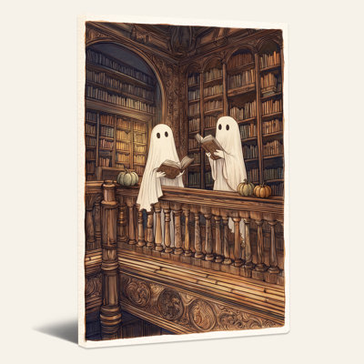 Art blanc sur toile, bibliothèque blanche