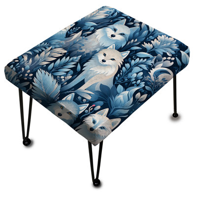 Mancino - Repose-pieds rectangulaire imprimé animal