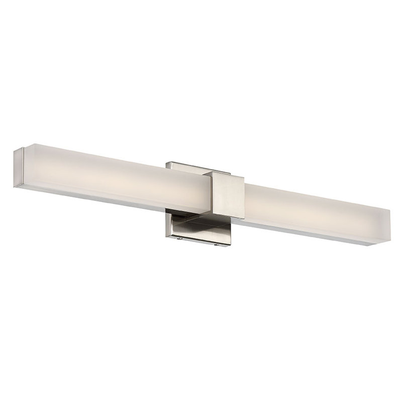 Forgey Dimmable LED Bath Bar, Brushed Nickel