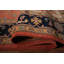 Tapis oriental à teinture végétale orange 9 x 11
