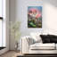 Erythronium Dens-Canis Abstract Contemporary Wall Art Print 1 Piece Wrapped Canvas Wall Art-1210851676