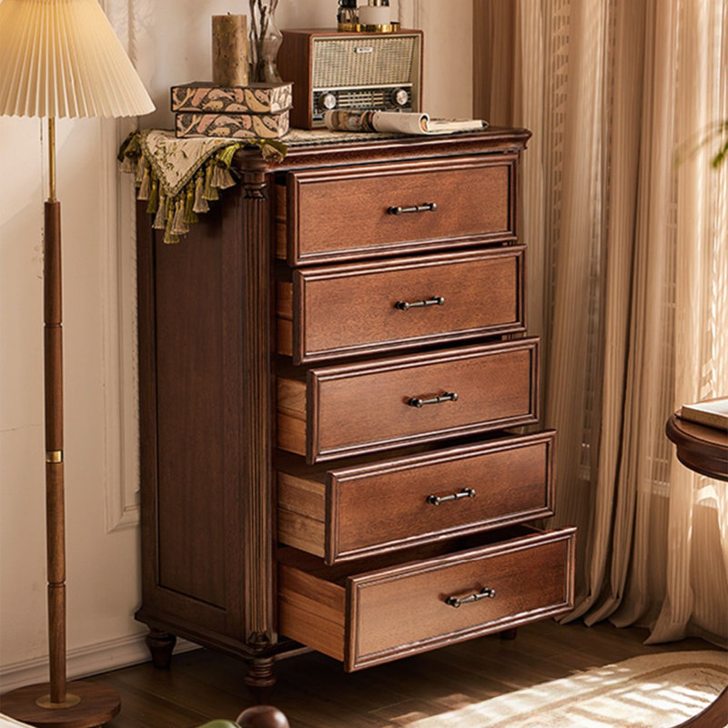 Armoire d'appoint en noyer massif