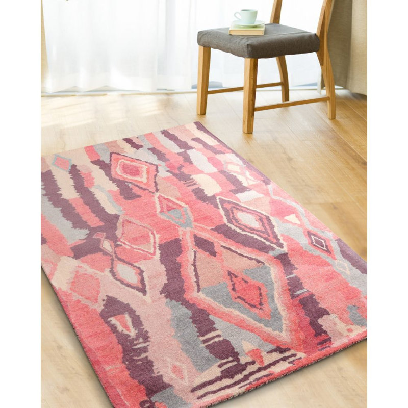 Hamel Ikat Indoor Rug, Rectangle 5' x 7'