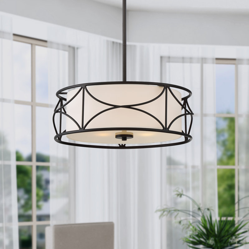 Krull 3 - Light Dimmable Drum Chandelier