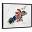 Grandpa et moi, cueillette de marguerites, art mural sur toile-844845379-844845436
