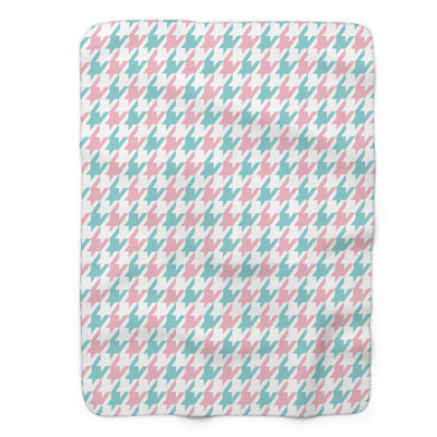 Couverture sherpa de qualité supérieure turquoise clair 1 pièce