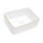 16X12 Inch White Ceramic Rectangular Vessel Bathroom Sink-120676309