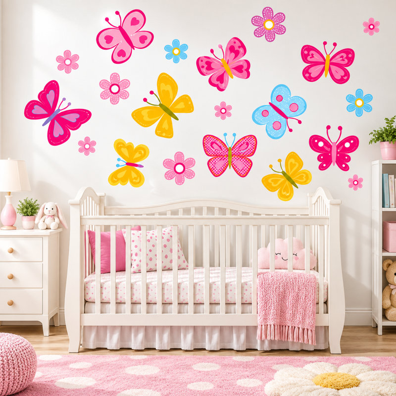 Animals Non-Wall Damaging Wall Decal, Scheme A