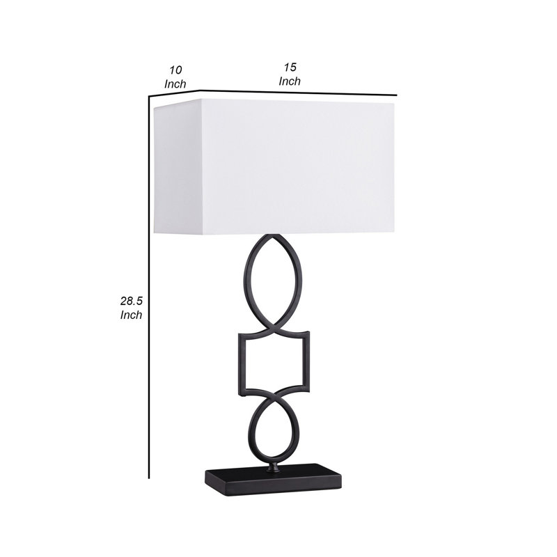 Jourdyn Metal Table Lamp, No