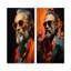 Coral Coppola - ensemble de salon abstrait art mural Popart-102572989-102572992