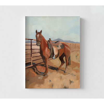 Range Range II par Jacob Green, impression de peinture de cheval, peinture de style de vie de ranch, décoration murale rustique, art de champ de ferme, reproduction d'animaux de ferme