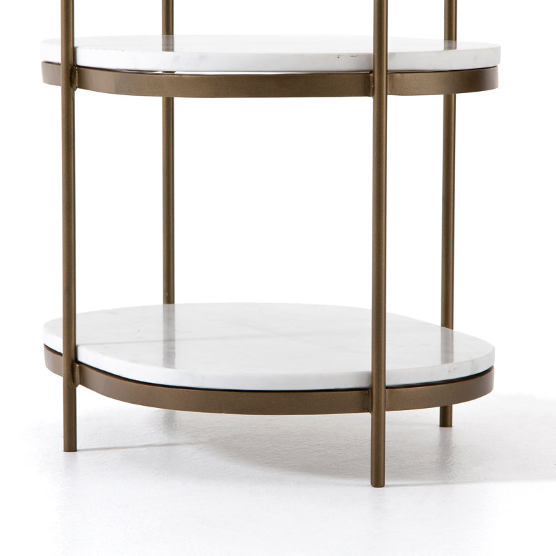 Felix Nightstand, Brass