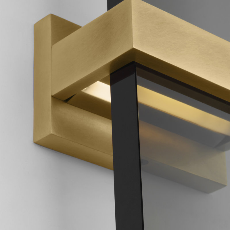 Flyta 1 - Light LED Flush Mounted Sconce, Transparent Smoke