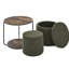 Table polyvalente foncée avec option de rangement et tabouret amovible pour n'importe quelle pièce-1129886207