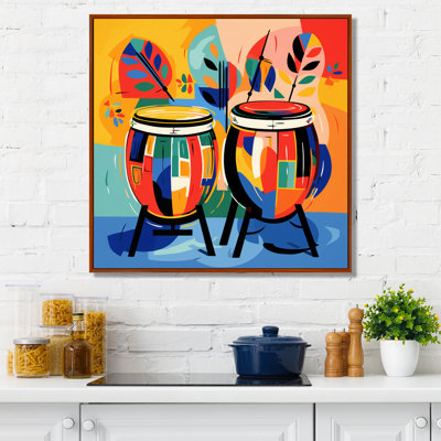 «Mexico Drums Music Instruments IV - Fruits», art mural