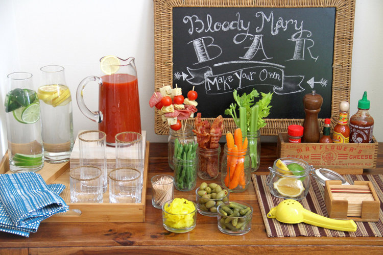 Bloody Mary Cocktail Branches, Fun Party Gifts; Creative Brunch  Accessories