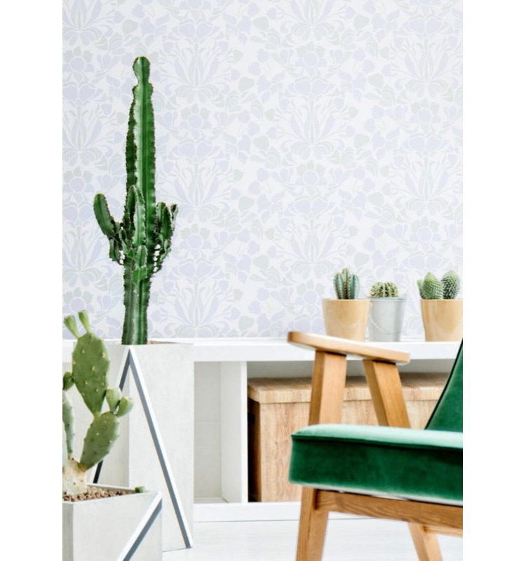 Nomad Snapdragon 10' L x 24" W Wallpaper Tile, Navy Blue, Faux Grasscloth