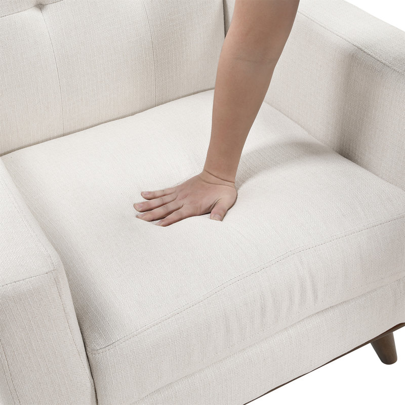 Canapé beige texturé