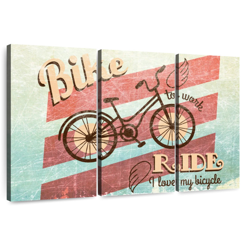 Affiche de travail de bicyclette