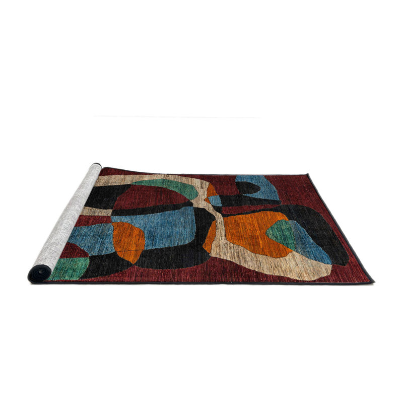 100% Machine Washable Abstract 4245 Area Rug, Rectangle 8' x 10'
