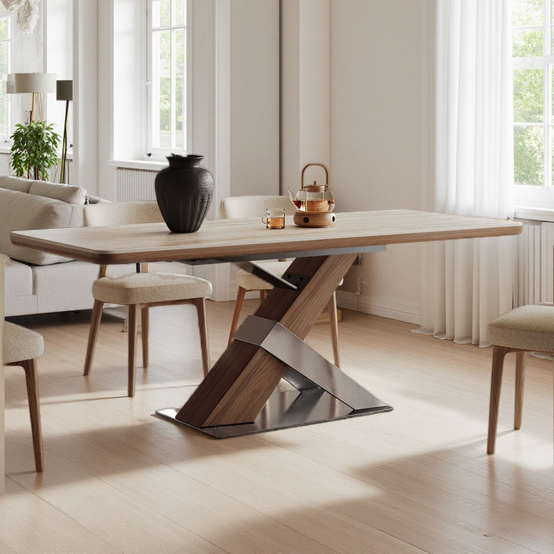 Table de salle à manger italienne de luxe minimaliste et légère