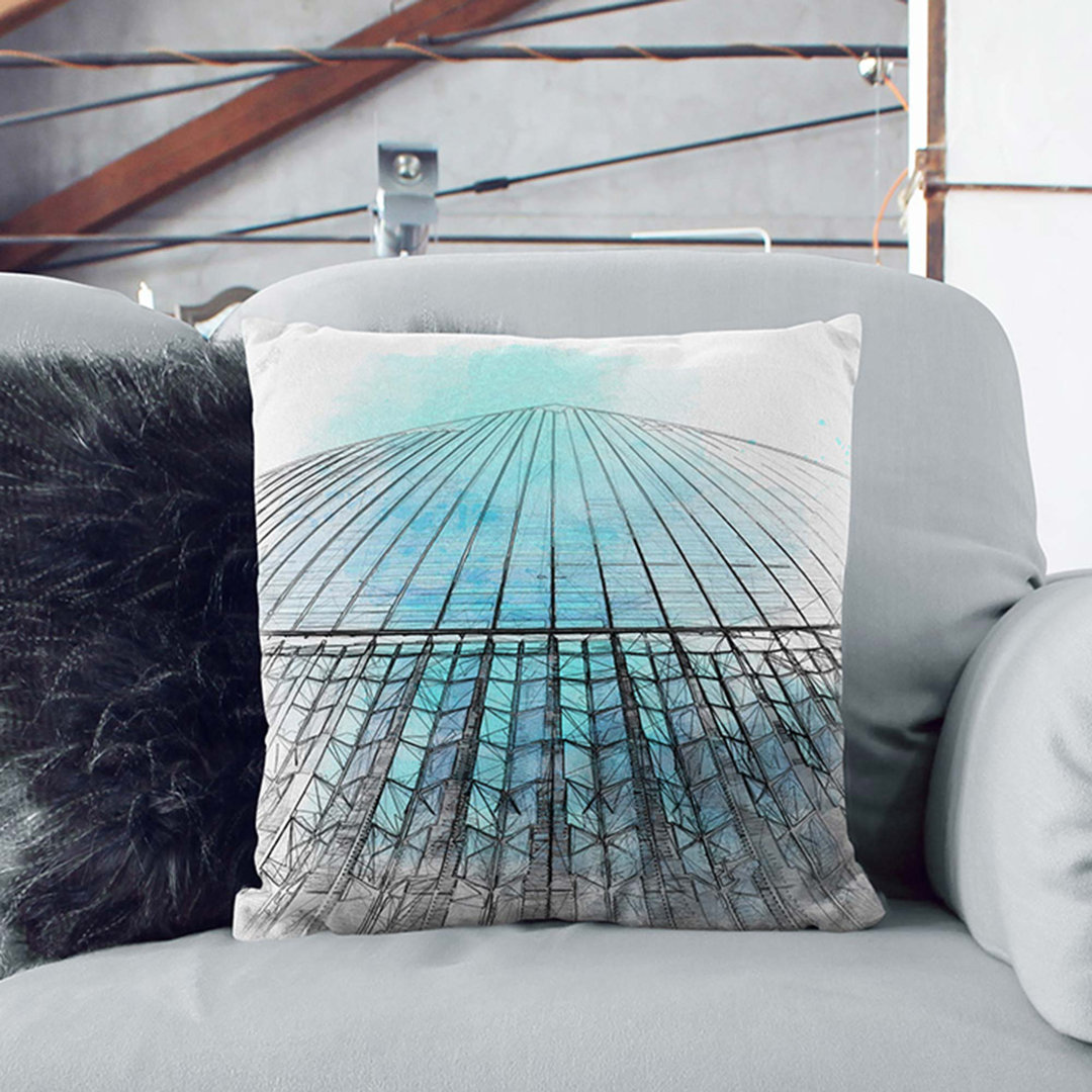 Ground Zero in New York City Cushion with Filling