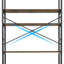 Berthold 182 cm H x 80 cm W Iron Etagere Bookcase