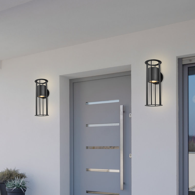 LED Wall Light, 14" H x 5.5" W x 6" D