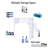 Spittle 35" W x 41" H over the Toilet Storage-290572232