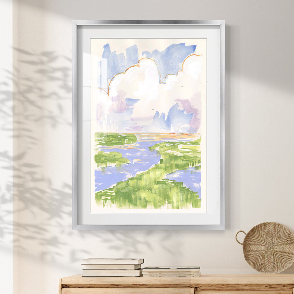 Lark Manor™ Low Country River Vista II -Framed Print | Wayfair