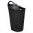  60L Rolling Laundry Hamper, Clothes Basket, Wheels, Wicker Style, Plastic, 19.5"L x 14.75"W x 29.25"H-59099789